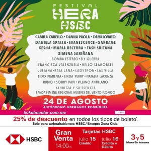 Cortesía: Festival HERA HSBC