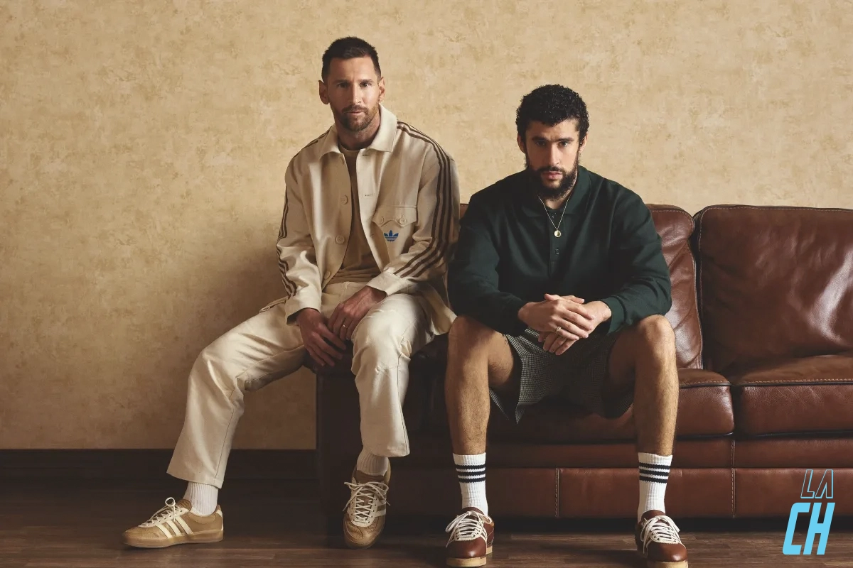 Messi y Bad Bunny/ Adidas Originals