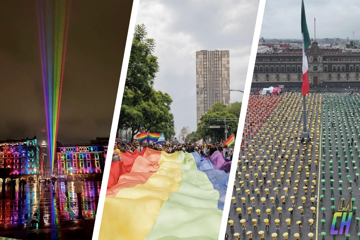 Pride MX 2025 / Arcoiris Global / Bandera Humana Pride