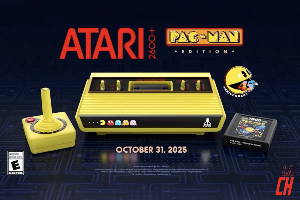 Atari celebra los 45 años de Pac-Man con una consola edición especial y joysticks de fantasmas
