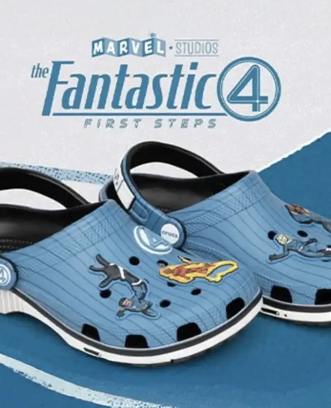 Crocs edición especial de Los 4 Fantásticos