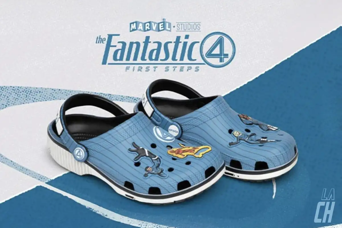 Crocs edición especial de Los 4 Fantásticos
