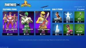 Los Power Rangers/ Fornite