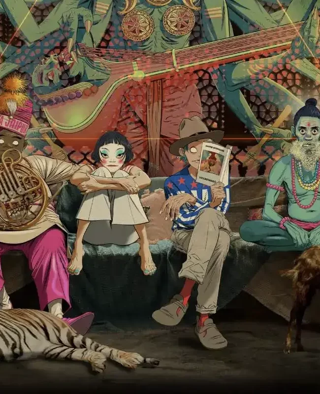 Gorillaz anuncia ‘The Mountain’, su noveno álbum con colaboraciones internacionales y sonidos multiculturales