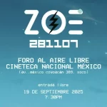 Zoé y la Cineteca Nacional anuncian proyección especial al aire libre del concierto 281107