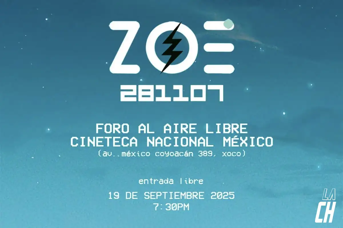 Zoé y la Cineteca Nacional anuncian proyección especial al aire libre del concierto 281107