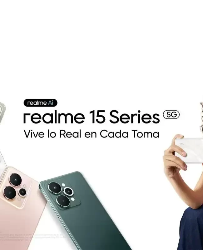 realme llega a México con la Serie 15 y el nuevo realme Watch 5