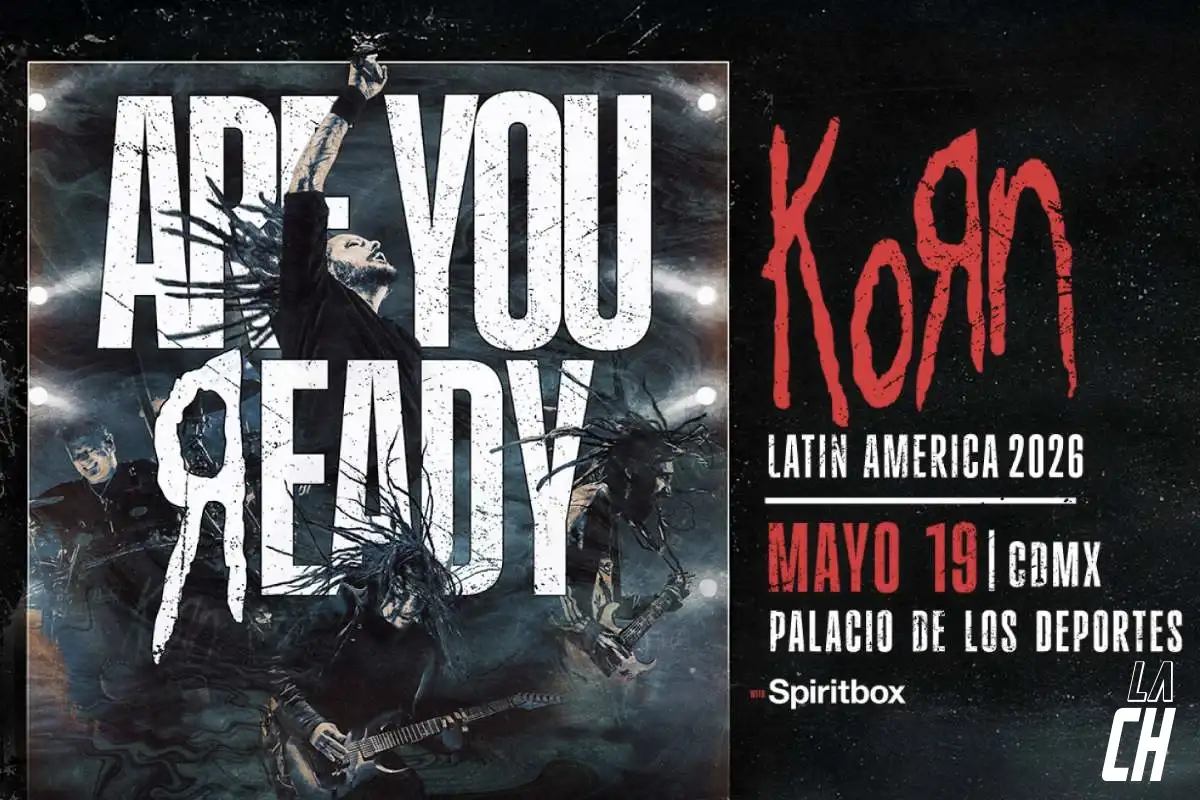 KoRn regresa a México con un show único en el Palacio de los Deportes en 2026