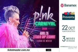 P!NK traerá su ‘Carnival Tour’ 2026 a la CDMX