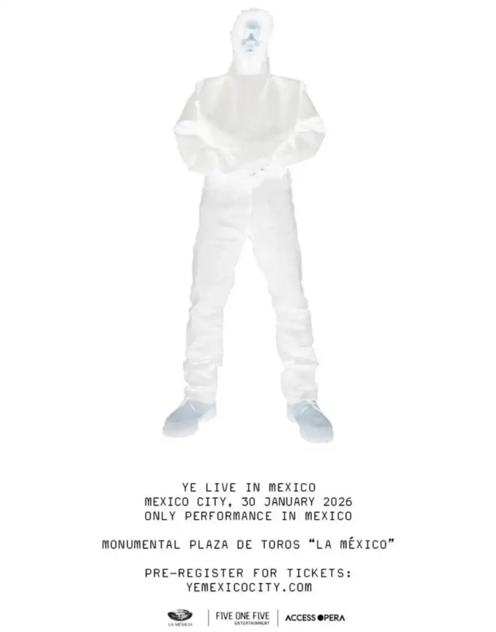 Kanye West anuncia concierto en México en la plaza de toros