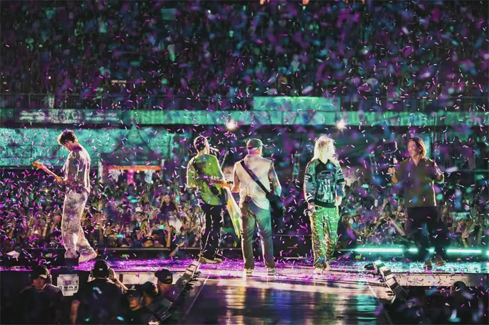 Linkin Park en Arena México función especial de lucha libre