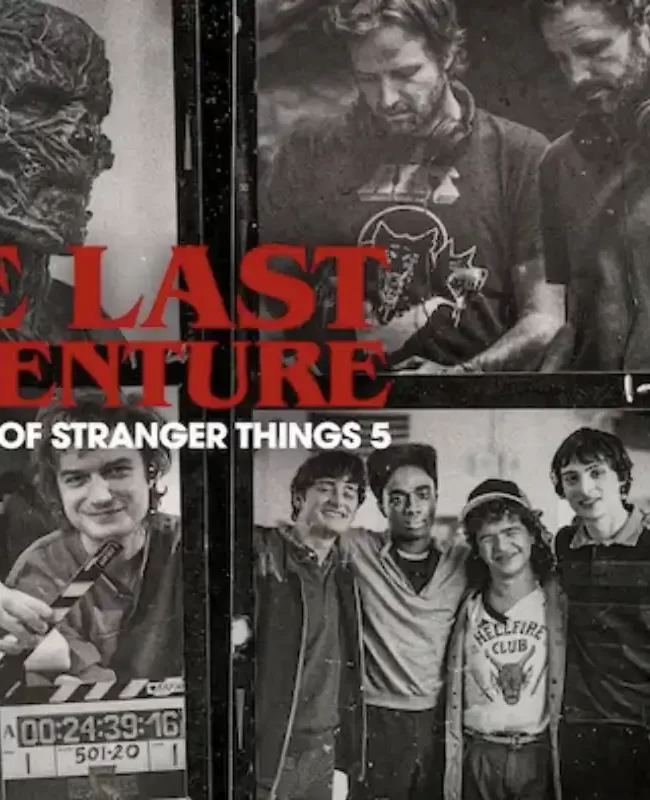 Netflix revela el detrás de cámaras de Stranger Things 5'
